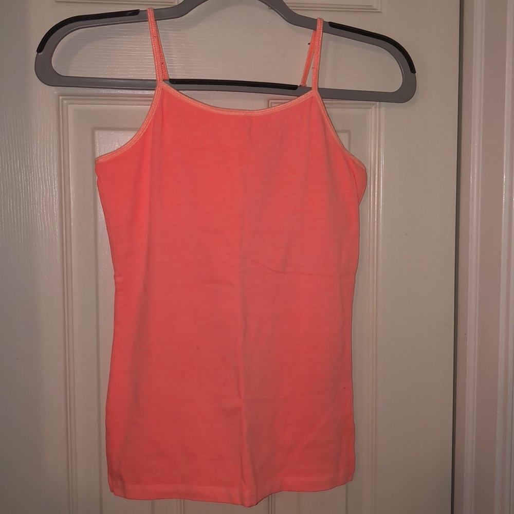 Neon orange camisole